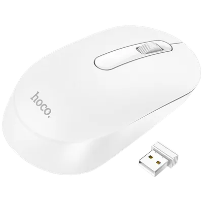 Hoco Miš bežični, Hoco G14 Platinum, 1200 dpi - GM14 , Bijeli