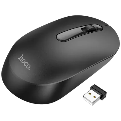 Hoco Miš bežični, Hoco G14 Platinum, 1200 dpi - GM14 , Crni