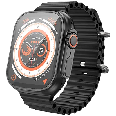 Hoco Pametni sat, 1.96" zaslon, Dual Bluetooth, IP67 - Y12, Crni