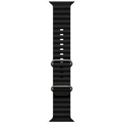 Hoco. Silikonski remen za iWatch, 42/44/45/49mm, iWatch WA12, Crni