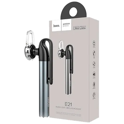 Hoco Slušalica bežična sa mikrofonom,Bluetooth,45 mAh,3 h - E21 Razor-Edge, Siva