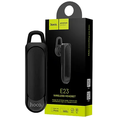 Hoco Slušalica bežična sa mikrofonom, Bluetooth, 85 mAh, 4.5 h - E23 Marvellous sound, Crna