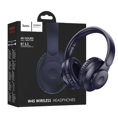 Hoco Slušalice bežične, Bluetooth - W45 Enjoy, Plave
