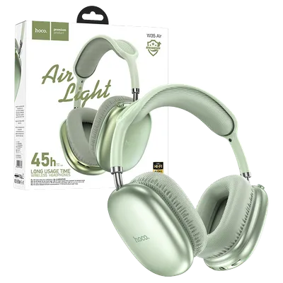 Hoco Slušalice bežične sa mikrofonom, Bluetooth, zelena - W35 Air , Zelene