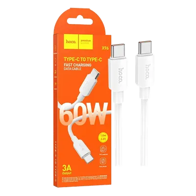 Hoco USB kabl za smartphone, type C, 60W, bijela - X96 Hyper, 60W, Bijeli