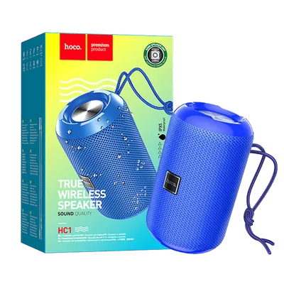 Hoco Zvučnik bežični, Hoco HC1, Bluetooth, 1200mAh, 5W, IPX5 - HC1, Plavi