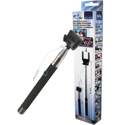 Home Selfie stick za smartphone, žični - SLF 100, Crni