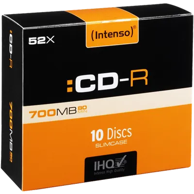 Intenso CD-R 700MB (80 min.) pakovanje od 10 komada Slim Case