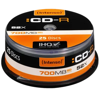 Intenso CD-R 700MB (80 min.) pakovanje od 25 komada Cake Box