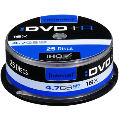 Intenso DVD+R 4, 7GB pakovanje od 25 komada Cake Box