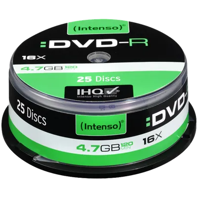 Intenso DVD-R 4,7GB pakovanje od 25 komada Cake Box