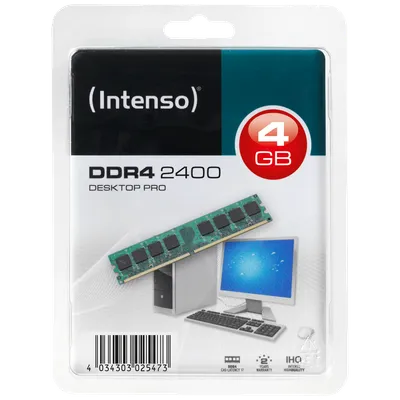 Intenso Memorija DDR4 4GB@2400MHz, CL17 - DDR4 Desktop 4GB/2400MHz