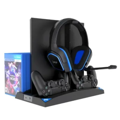 iPega Postolje za hladjenje za PS4 PG-P4009 6in1, Crno