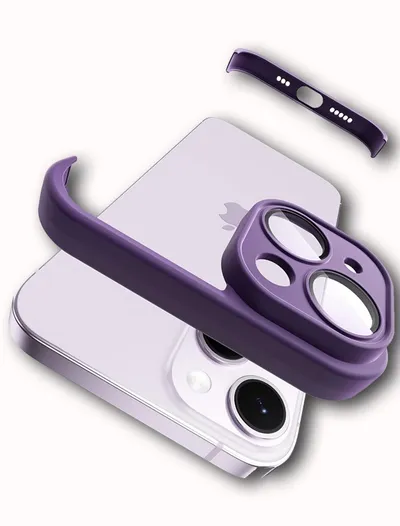 Lens Protector Slikonska zaštita za Iphone 14, Ljubičasta