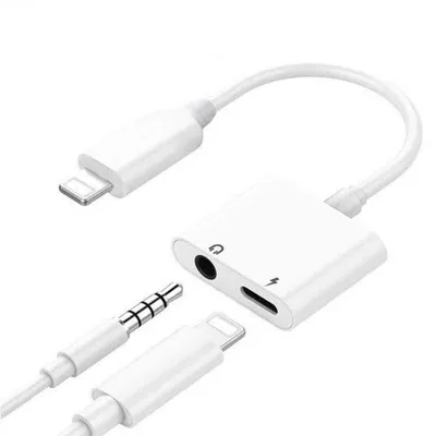 Lighting adapter na 3.5mm i lighting, Bijeli