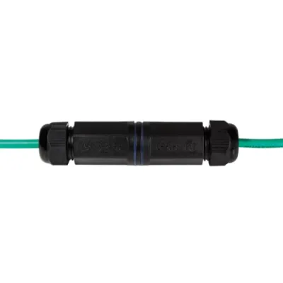 LogiLink CAT6 Outdoor Inline Coupler NP0080, Crna