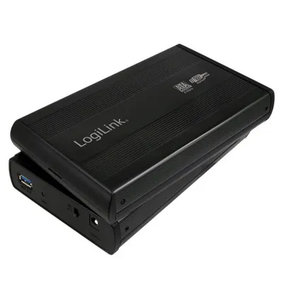 LogiLink HDD Box 3.5" SATA USB 3.0 UA0107A, Crni