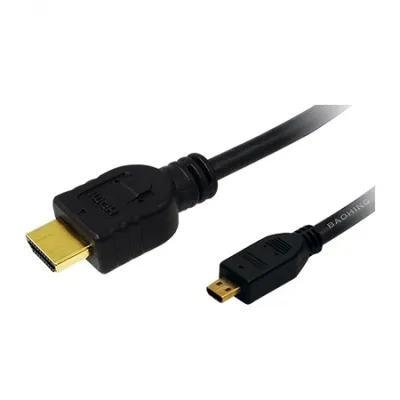 LogiLink HDMI Kabal to Micro HDMI v1.4 1.5m CH0031, Crni