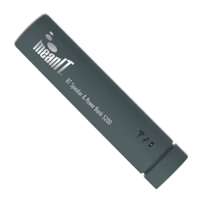 MeanIT Punjač prijenosni za mobitele + BT zvučnik, 5200mAh - PPS6