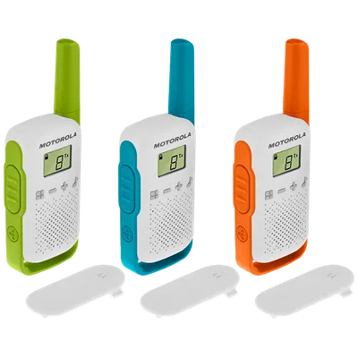 Motorola Walkie Talkie, domet 4 km, 16 kanala - TLKR T42 TRIPLLE, Bijeli