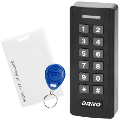 Orno Tastatura sa RFID karticom, Tag reader, unutarnja jednica - OR-ZS-820, Bijela