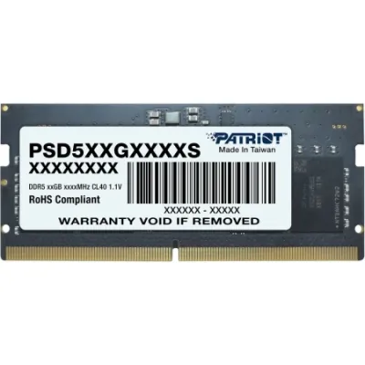 Patriot Memory Signature Line DDR5 SO-DIMM 32GB 5600MHz, Crni