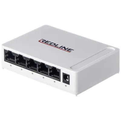 REDLINE 5-portni mrežni switch, 10/100/1000Mbps - RL-S2005G, Bijeli