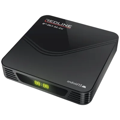 REDLINE Prijemnik IPTV@Android, 4K, 4 / 32 GB, USB, WiFi - IP-80 Max, Crni