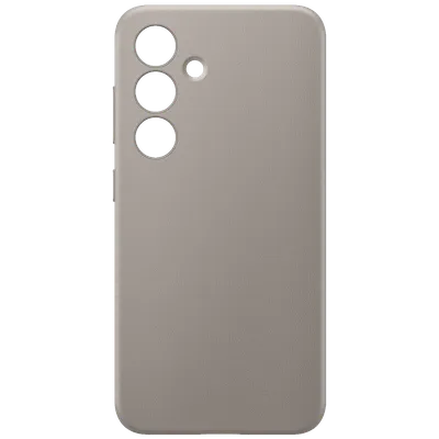 Samsung Maska Leather Case za Samsung S24, vegan koža - GP-FPS921HCAAW, Siva