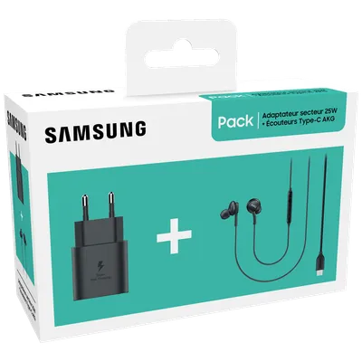 Samsung Set Punjač za mobitel Ta800 + IC100B slušalice - TA800N Charger+IC100B Headphones
