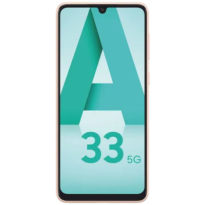 Samsung Smartphone 6.4",5G,Dual SIM,Octa Core 2.4GHz, RAM 6GB,48Mpx - Galaxy A33 5G 6GB/128GB Peach