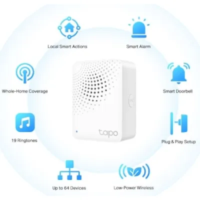 TP-Link Tapo H100 Smart IoT Hub with Chime, Bijeli