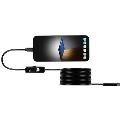 Tracer Kamera, endoskopska, USB, LED, vodootporna - HardWire USB, Crna