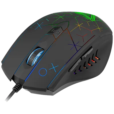 Tracer Miš optički, gaming, 1600 dpi, RGB, USB - GAMEZONE XO RGB, Crni