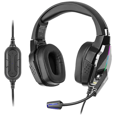 Tracer Slušalice sa mikrofonom, gaming, RGB, 7.1 - GAMEZONE Hydra PRO RGB 7.1, Crne
