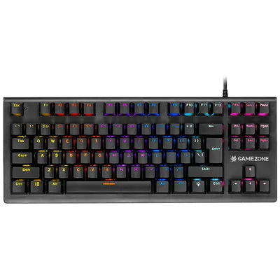 Tracer Tastatura sa LED osvjetljenjem, gaming, mehanička - GAMEZONE STINGER 87, Crna
