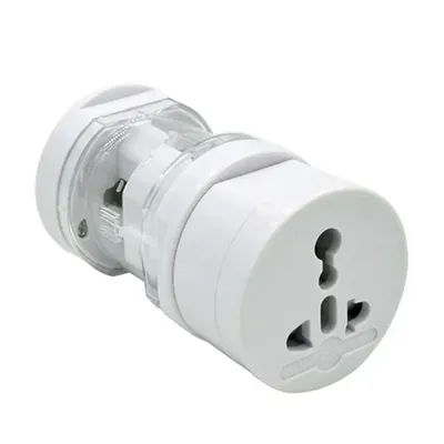 Univerzalni internacionalni adapter 125V 6A, 250V 13A, Bijeli