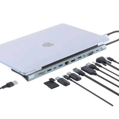 XO HUB010 USB Type-C Multi-hub 12in1