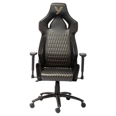 Yenkee Ergonomska stolica za igranje YGC 110GD , Crna
