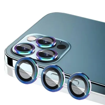 Zaštitno staklo za kameru za iPhone 11-12 pro, Plavo