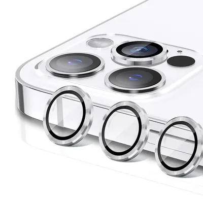 Zaštitno staklo za kameru za iPhone 14-14 max, Sivo
