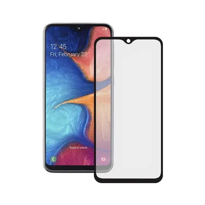 Zaštitno staklo za Samsung a20e 10d full, Crno