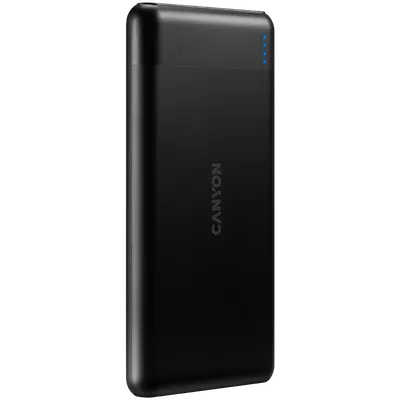 CANYON PB-107 vanjska baterija, 0,3m, 10000 mAh, crna