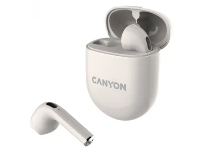 CANYON TWS-6 CNS-TWS6BE Bluetooth slušalice sa mikrofonom, BT V5.3, bijele
