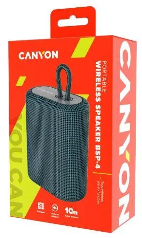 CANYON Zvučnik BSP-4 5W tamno sivi