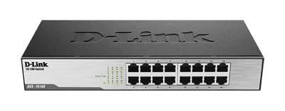 D-LINK LAN switch DES-1016D 10/100Mbps 16port crni
