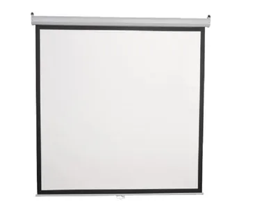 S BOX Električno projekcijsko platno 200x200cm 112" PSA-112 za montažu na zid