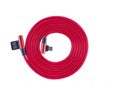 S BOX kabel USB A - Micro B 90, 1,5 m, crni