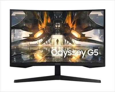 SAMSUNG monitor 27" odyssey g5 g55a, 165hz, zakrivljeni wqhd 2560x1440, 1ms, HDR10, dp, HDMI
