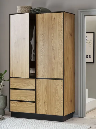 Linnea Ormar sa 3 vrata i 3 ladice 120x210cm, Krem